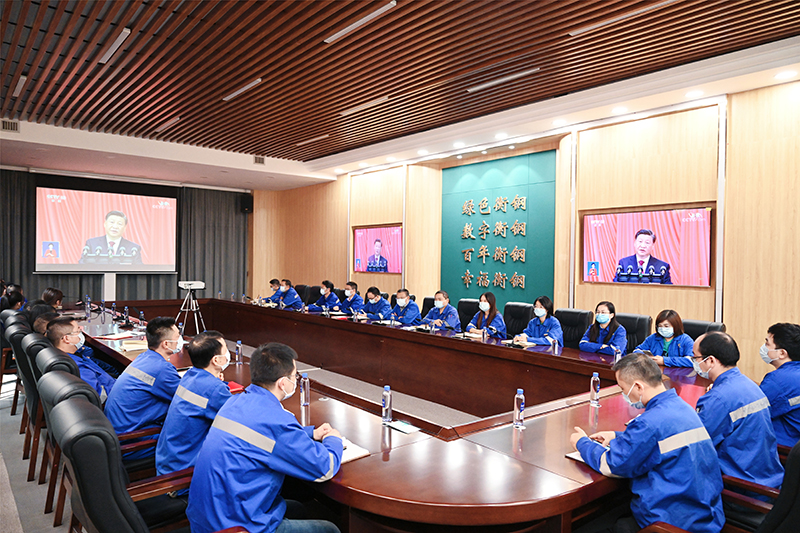 衡鋼黨委集中學(xué)習(xí)黨的二十大精神